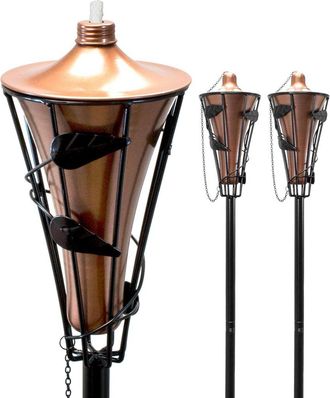 Sorbus Outdoor Metal Patio Torches