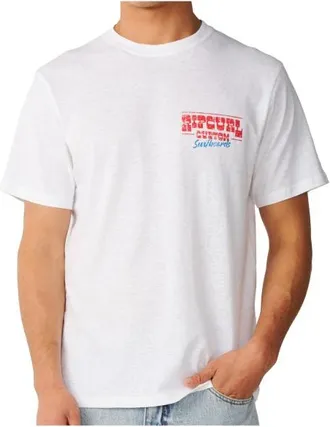 Rip Curl Shaper Address Tee Update T-Shirt f&uuml;r Herren | wei&szlig;