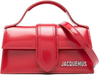 Jacquemus Le Bambino leren handtas