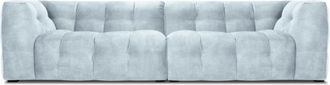 BLOOMINGLOFT 4-Sitzer Designsofa Vesta mit Samtbezug