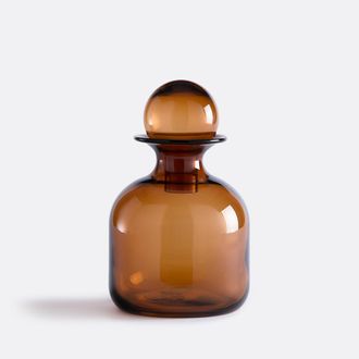 La Redoute Interieurs Decoratieve amberkleurige glazen fles H28 cm Nemia