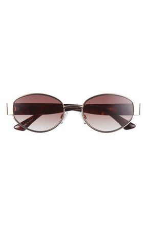 BP. Gradient Oval Sunglasses in Gold Tort at Nordstrom