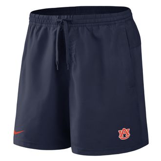 Nike Auburn Primetime Primary Logo Nike Mens Dri-FIT College Form Shorts in Blue | 045T41SAUN-8DV