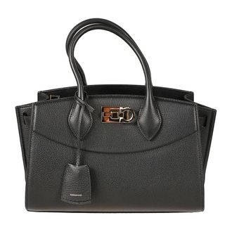 Ferragamo Mujer, Bolsos, Negro, Talla: ONE Size