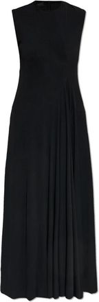 Balenciaga Mouwloze jurk - Dames - Maxi kleedjes - Zwart - S - Leer - Kleedjes