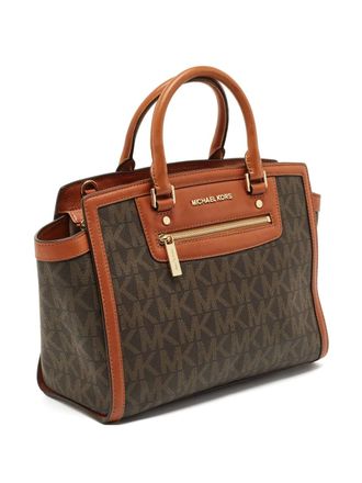 Michael Michael Kors large Selma canvas tote bag - Brown
