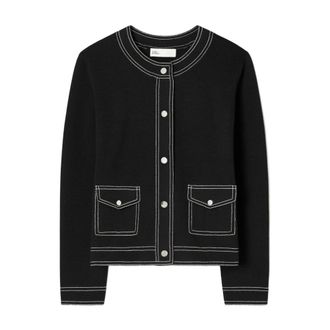 Tory Burch Donna, Maglie, Nero, L, new