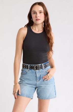 Abound Rib Tank in Black Night at Nordstrom Rack, Size X-Small