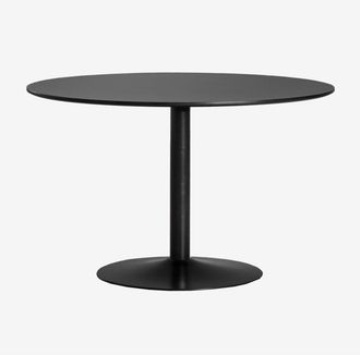Sklum Sklum - Mesa De Comedor Redonda En Mdf Y Metal Yvetta