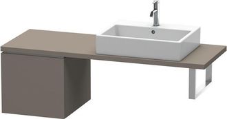 Duravit Armario Consola Bajo L-cube 420x477x400mm Franela Gris Satinado