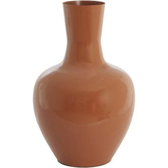 Light & Living Vaso Light & Living Nana Brillo Naranja Oscuro - &Oslash;44x69 Cm