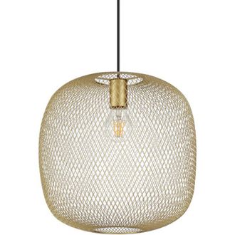Ideal Lux Lampadario a Sospensione Contemporaneo Net Metallo Oro 1 Luce E27 42W