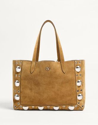 Valentino Garavani Valentino Garavani Nellc&ocirc;te Suede Shopping Bag Wo