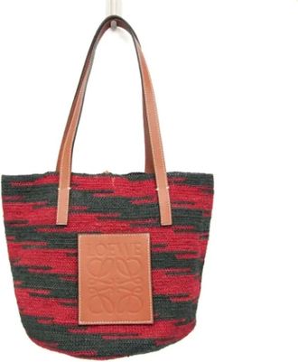 Loewe Pre-owned Tote Bags, female, Multicolor, Size: ONE SIZE Pre-owned Leather shoulder-bags