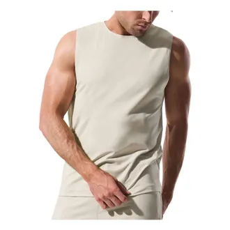 Alo Conquer Muscle Tank Bone M2066R-863320165