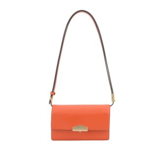 Pourchet Tassen, Dames, Oranje, ONE Size, Leer, Le Petit Shoulder Bag