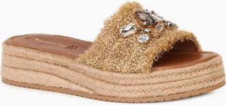Tamaris Tamaris Womens Ausonia Womens Mule Sandals - Brown - Size: 6