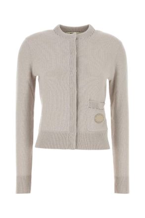 Fendi Cappuccino Kasjmier Cardigan