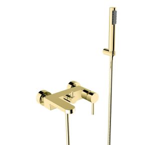 OEM Grifo De Ba&ntilde;era Mural Besco Color Oro Claro Con Dise&ntilde;o Art D&eacute;co