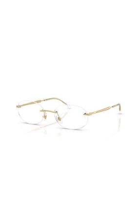 Ray-Ban 50mm Oval optical glasses in Gold at Nordstrom