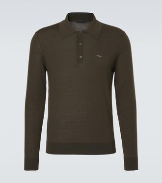 Prada Virgin wool polo sweater