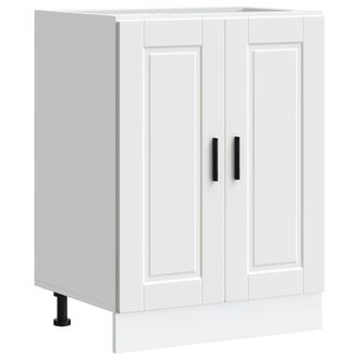 vidaXL Vidaxl Base Da Cucina Porto Bianco In Legno Multistrato