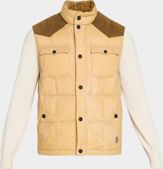 Moncler Men & apos;s Kobuk Quilted Down Vest