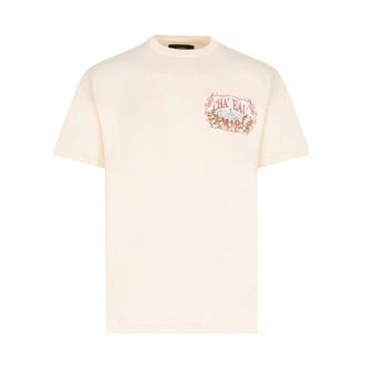Amiri T-Shirts, male, Beige, Size: XL Chateau Sketch OS Tee