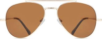 Montana Eyewear MP185 Polarized MP185A Mens Sunglasses Gold Size 58