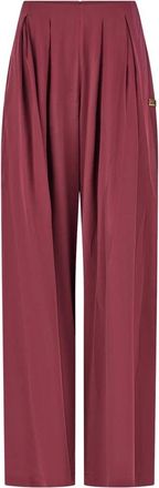 DANAM&Eacute; Sandy Pantaloni a Palazzo - - Trousers - Donna - Rosso - M
