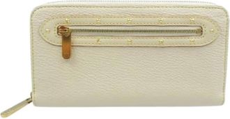 Louis Vuitton Pre-owned Wallets, female, White, Size: ONE SIZE Pre-owned Leather Wallet