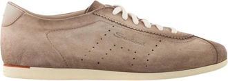 Santoni Yorker Sneakers - Dames - Sneakers - Beige - 36 1/2 EU - Leer - Schoenen