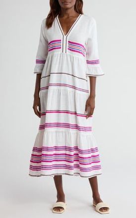 Lemlem Hawi Flutter Dress in Zelele Orchid at Nordstrom Rack, Size Medium