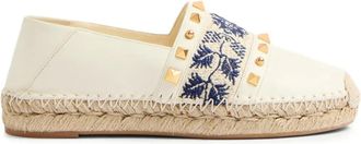 Valentino Garavani 20 mm espadrilles met borduurwerk - Wit