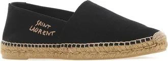 Saint Laurent Mens Black Canvas Espadrilles 1000 Espadrillas