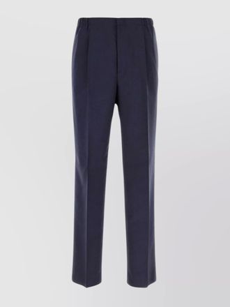 Fendi virgin wool pleated trousers