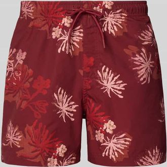 Jack & Jones Jack & Jones Regular Fit Badeshorts mit Allover-Animal-Print Modell Maui in Offwhite, Gr&ouml;&szlig;e XXL