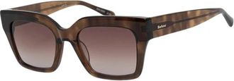 Barbour Zonnebril met vierkant montuur - Dames - Zonnebrillen - Bruin - 52 MM - Accessoires