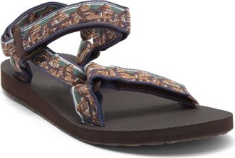 Teva Original Universal Sandal in Desert Mosaic Chocolate Brown at Nordstrom Rack, Size 12