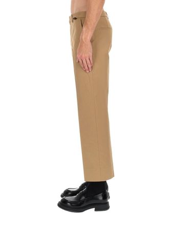 Gucci Tailored Cotton Trousers - Beige