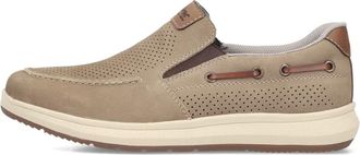 Rieker Schoenen, Heren, Beige, 42 EU, Leer, 16968-64 Instapschoen