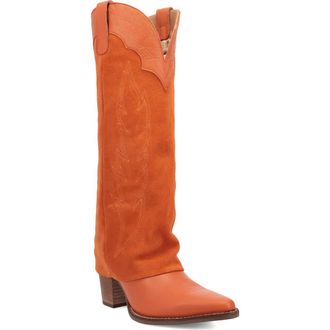 Dingo Wild Fire Western Boot in Orange at Nordstrom, Size 6.5