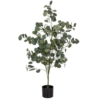 Wanderlust Deco Eucalipto Verde Artificial Decorativo Con 329 Hojas, 45x45x120h Cm