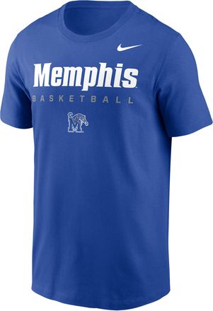 Nike Mens Memphis Tigers Legend Basketball Short-Sleeve T-Shirt in Blue | M21283MEMP25-RYL
