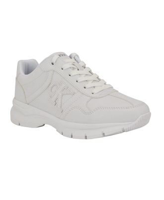 Calvin Klein CaiSneakers Womens White CK Logo Casual Shoes HTAT905