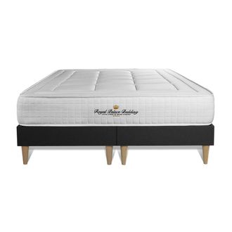 Royal Palace Bedding Royal Palace Bedding - Base Tapizada Negro + Colch&oacute;n Con Espuma Viscoel&aacute;stica 180 X 200