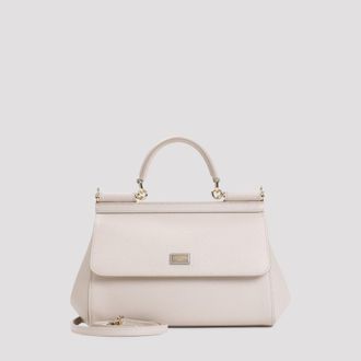 Dolce & Gabbana Light Pink Carne Miss Sicily Satchel Bag