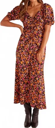 Minkpink Sorrento Midi Dress In Floral