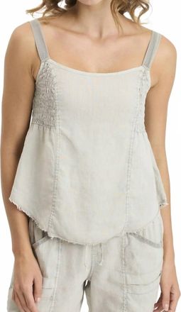Xcvi Fernley Tank Top In Whitecap Pigment