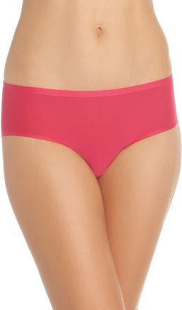 Chantelle Soft Stretch Seamless Hipster Panties in Fluor Pink at Nordstrom